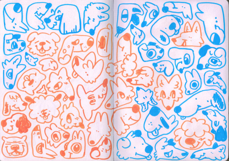 colorful dogs colorful dogs