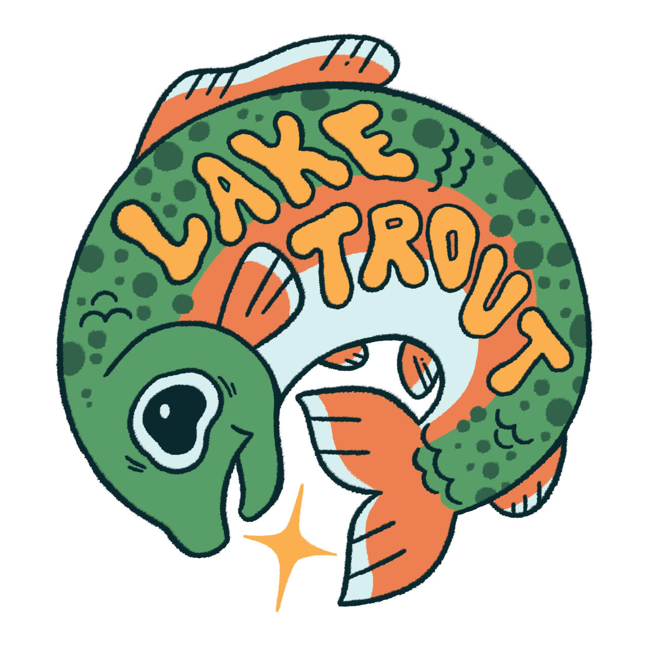 Lake Trout Logo Lake Trout Logo