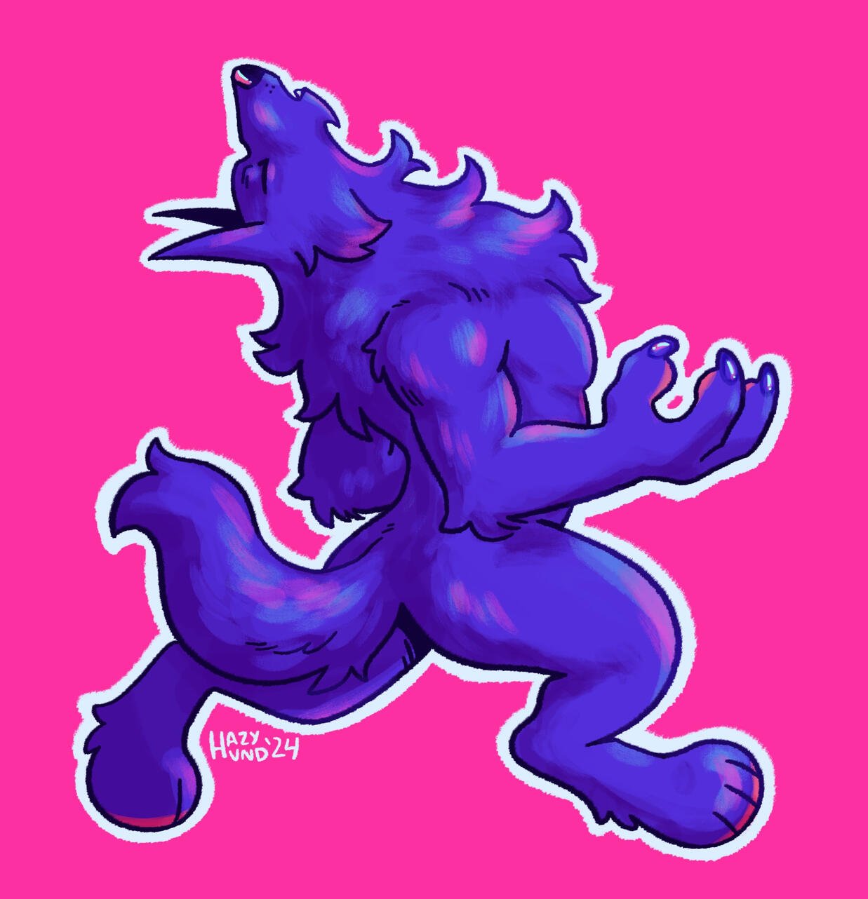 Purple Werewolf Purple Werewolf